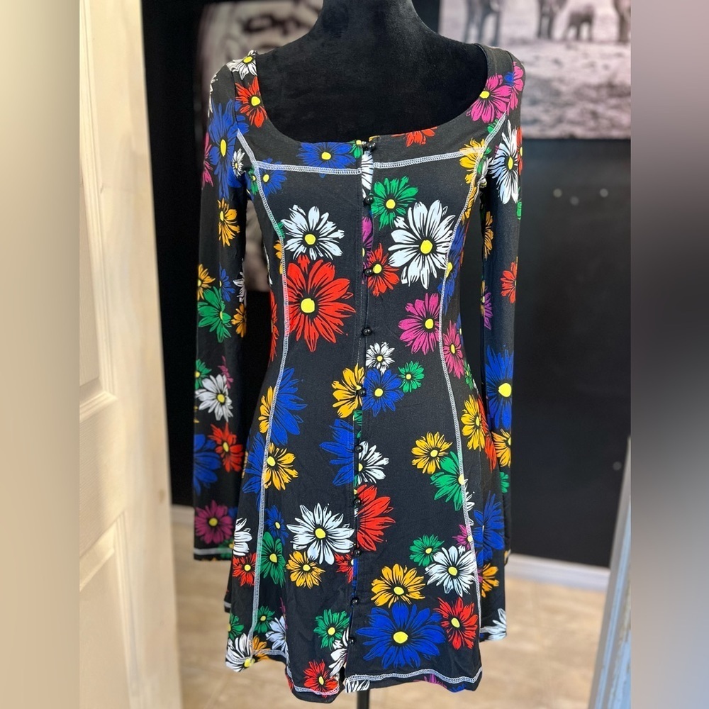 💙❤️NWT- DOLLS KILL Botanic Bliss Mini Dress SZ M❤️💙